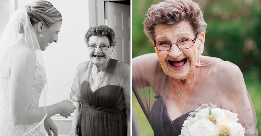 Bride Invites Her 89 Year Old Grandmother To Be Her Bridesmaid