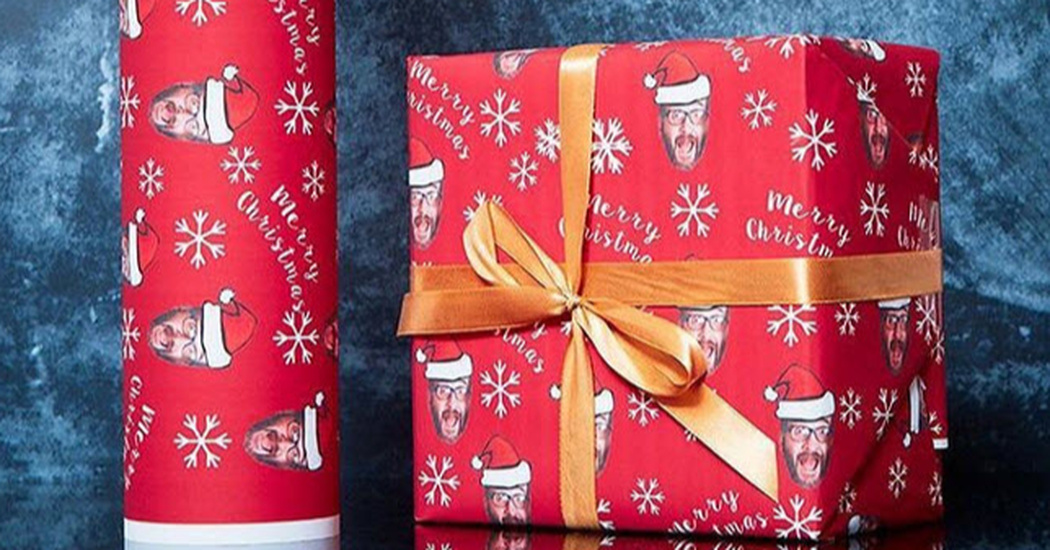 It’s Official You Can Now Put Your Face On Wrapping Paper