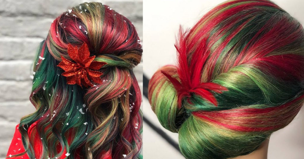 ChristmasInspired Hair Style Is Sure To Get You Ready For The Holidays