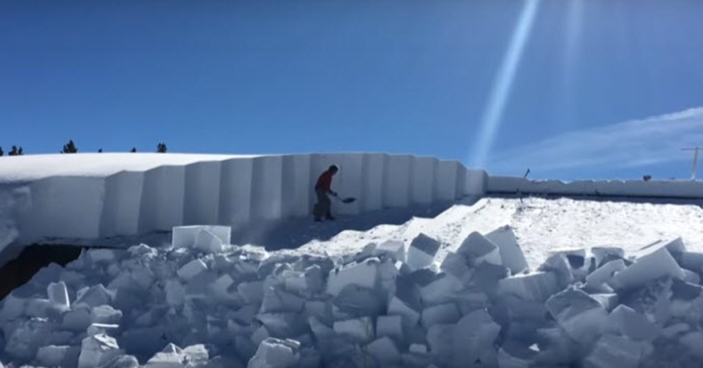Clearing 7ft Of Snow In Yellowstone Is A Unique Experience