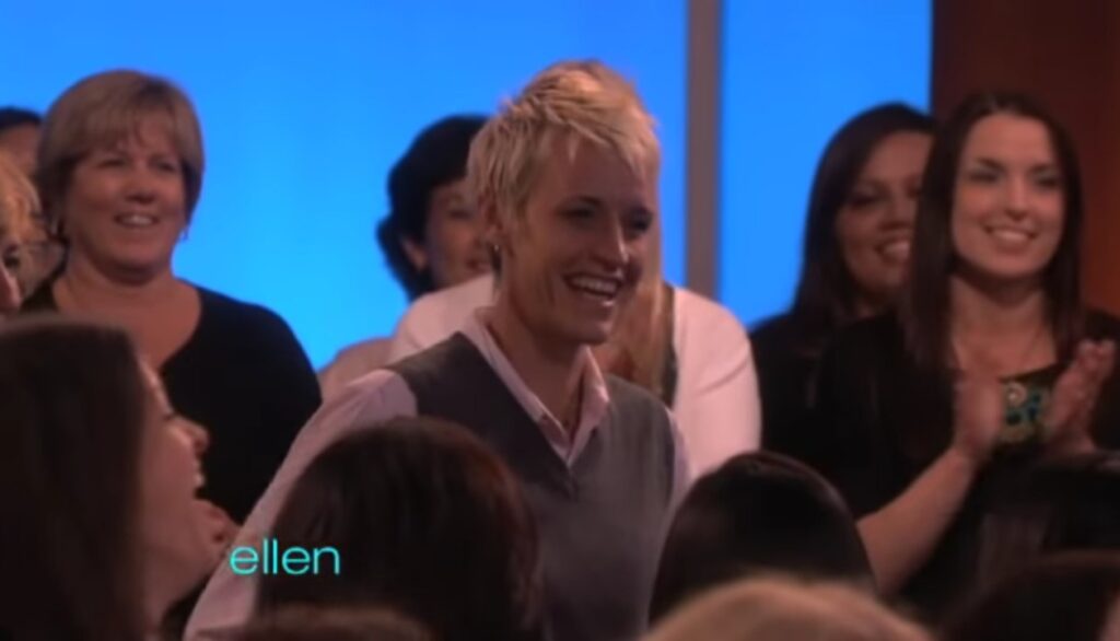 Ellen Just Got The Surprise Of Her Life When Her ‘Twin’ Stood Up In The