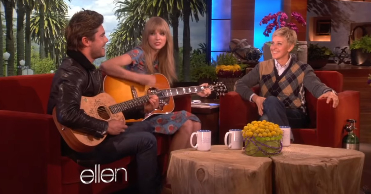 Taylor Swift Sits With Zac Efron And They Do An ‘Original’ Song For