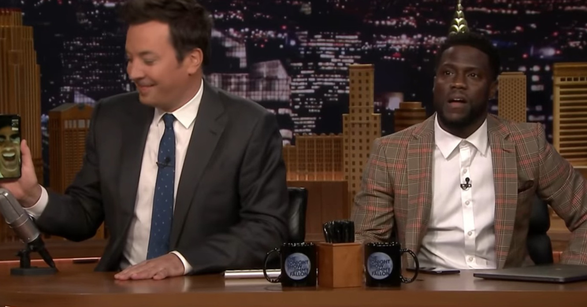 Kevin Hart Co-Hosts The Tonight Show And FaceTimes ‘The Rock’ Live ...