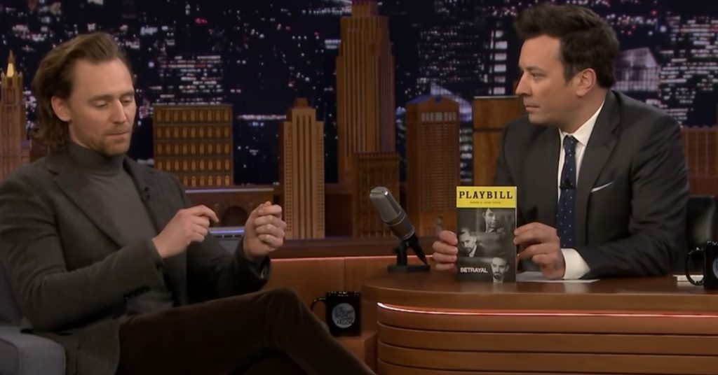 Tom Hiddleston Cries On Command For Jimmy Fallon, Just Like He Does On Broadway