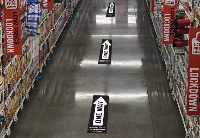 Walmart Is Keeping Us Safe With A Simple Solution OneWay Aisles