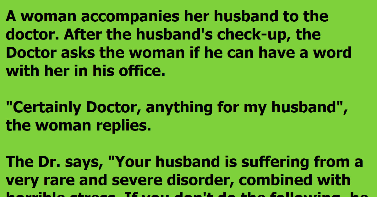 Wife Gets Good News From The Doctor And Turns It Into Bad News For Her