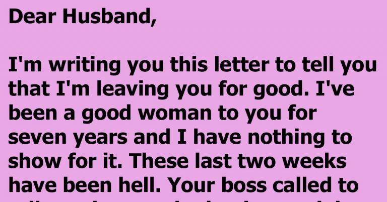 She Burns Down Her Marriage With A ‘dear John Letter Only To Get One Back 8869