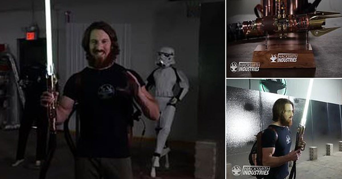 A Fully Functional Star Wars Lightsaber Is Created And It Can Cut