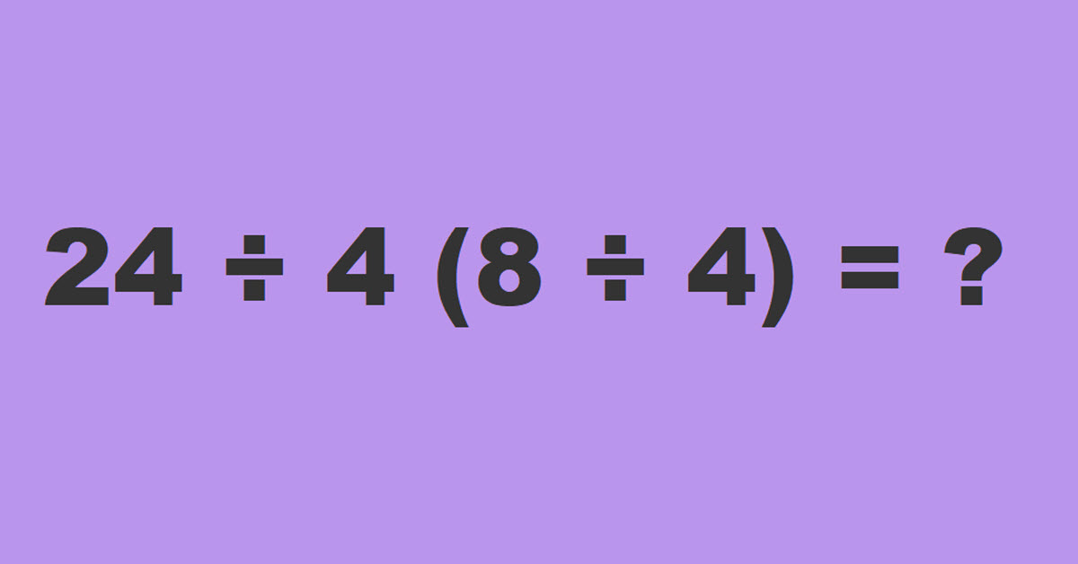 Do You Have Math Skills? You Better If You Are Going To Try This Math ...