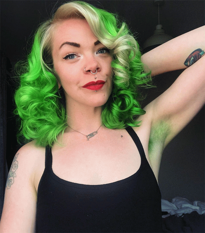 Women Dye Their Armpit Hair In The Latest Awkward Trend On Instagram 