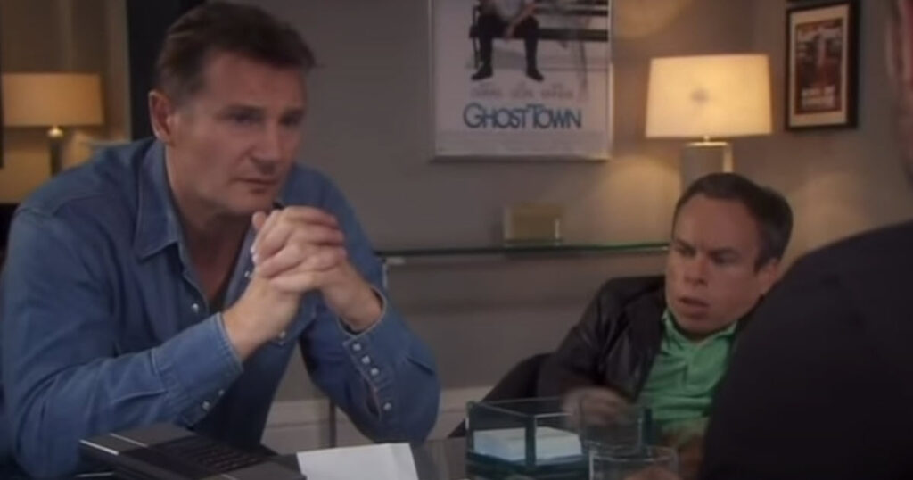 Serious Actor Liam Neeson Hilariously Tries His Hand at Improvisational